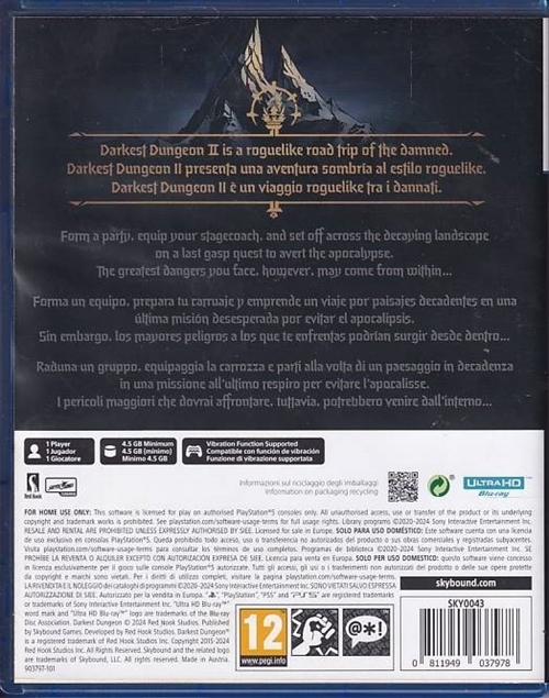 Darkest Dungeon II - PS5 (A-Grade) (Genbrug)